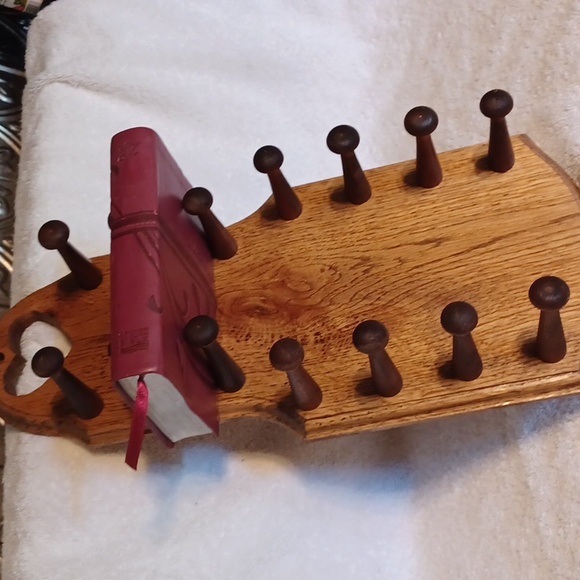 Handcrafted wall shelf display shelf solid wood organizer - Picture 2 of 4